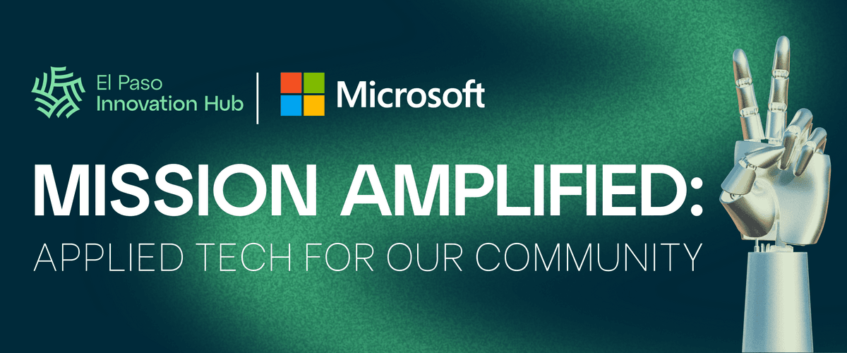 Flyer de Mission Amplified: TEST YOUR TECH IDEA, LIVE