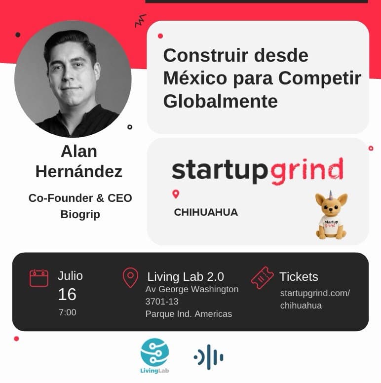 Flyer de Startupgrind Chihuahua
