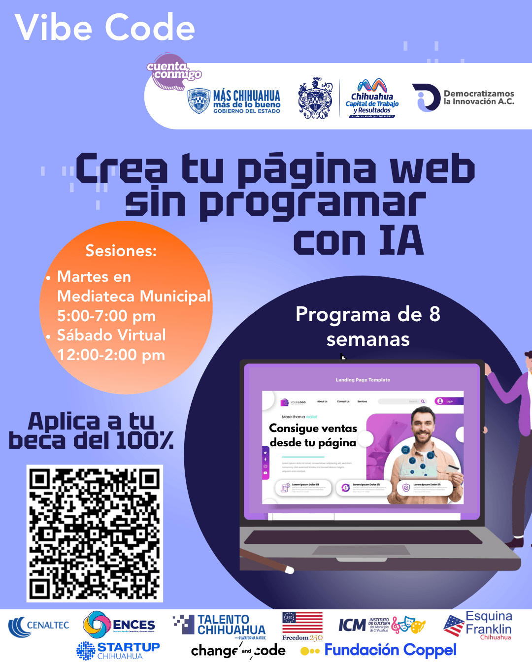 Flyer de Vibe Code - G4 Registro