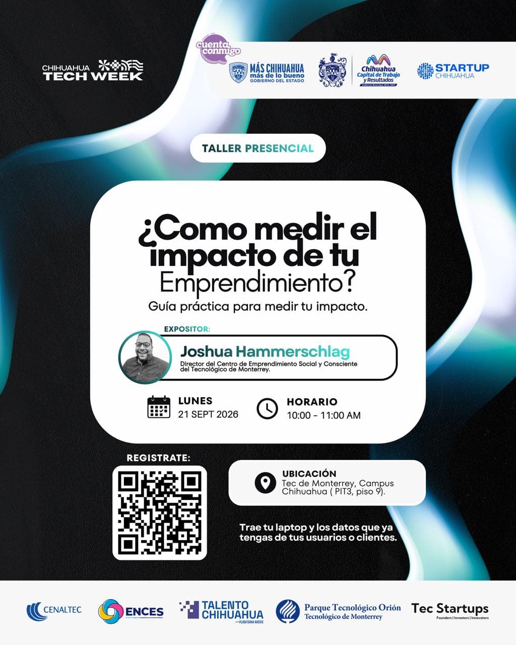 Flyer de ¿Cómo medir el impacto de tu emprendimiento?