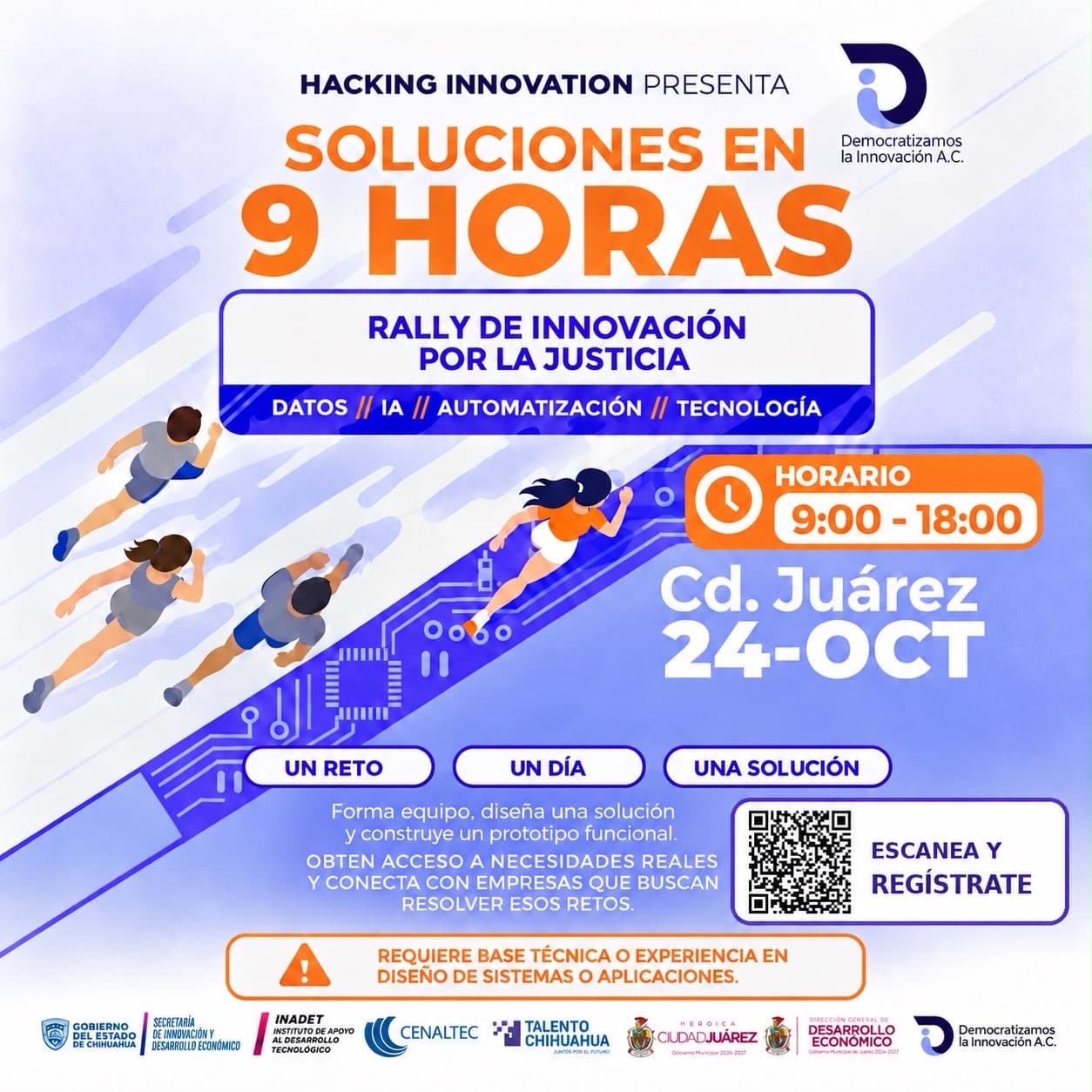 HACKING INNOVATION: RALLY DE INNOVACION POR LA JUSTICIA